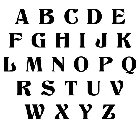 printable alphabet hand lettering fonts prntbl
