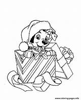 Disney Coloring Christmas Pages Printable Color sketch template