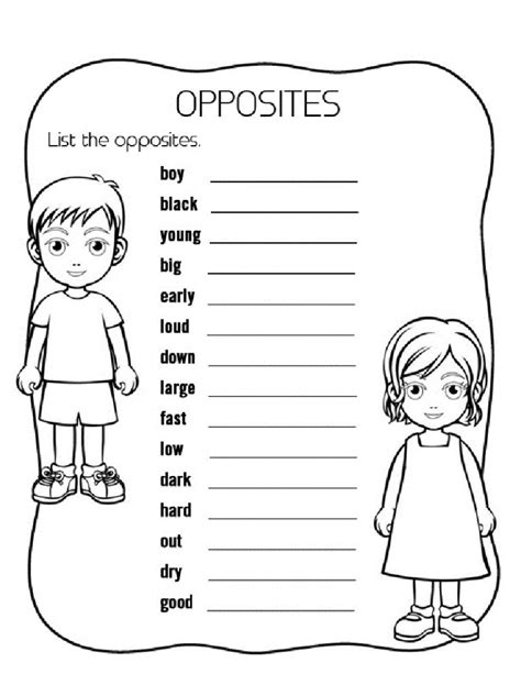 printable educative printable