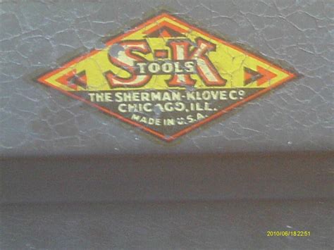 Find Vintage Tool Box With S K Logo In Arena Wisconsin