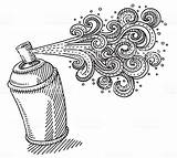 Spray Drawing Hairspray Drawn Swirl Graffiti Coloring Pages Vector Sketch Easy Istockphoto Drawings Illustrations Clip Ornament Hand Creativity Choose Board sketch template