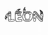 Namen Leon Ausmalbild Malvorlage Vorheriges Malvorlagen Deinen sketch template