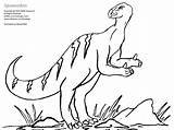 Iguanodon Zoom sketch template