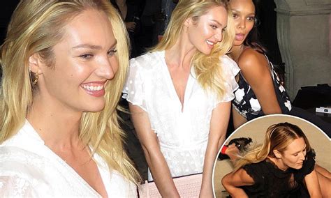 Candice Swanepoel Enjoys A Girly Night Out After Her Embarrassing Nyfw