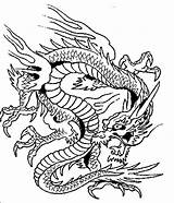 Dragon Coloring Pages Chinese Terrifying Dragons Color Print Netart Kids Lanterns Printable Getcolorings Search sketch template