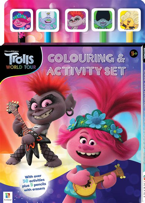 Trolls World Tour 5 Pencil Set Toy At Mighty Ape Nz