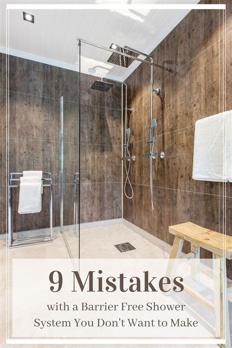 mistakes   barrier  shower system  dont    cheap bathroom remodel