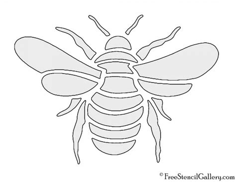 bee stencil  stencil gallery
