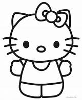 Kitty Hello Coloring Pages Printable Face Drawing Cool2bkids Getdrawings sketch template