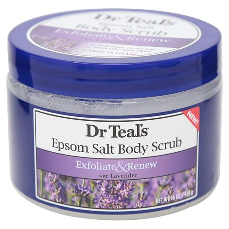 dr teal s body scrub with lavender beauty
