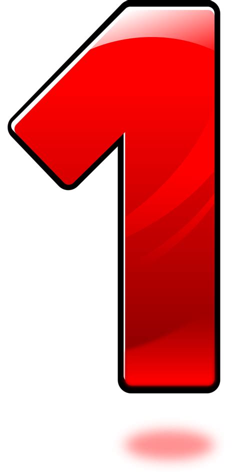 glossy number numbers royalty  vector graphic pixabay