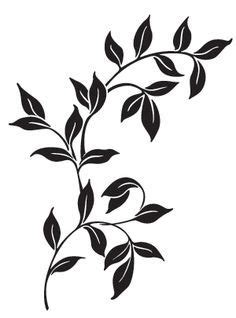 floral stencils  painting google search leaf stencil vine