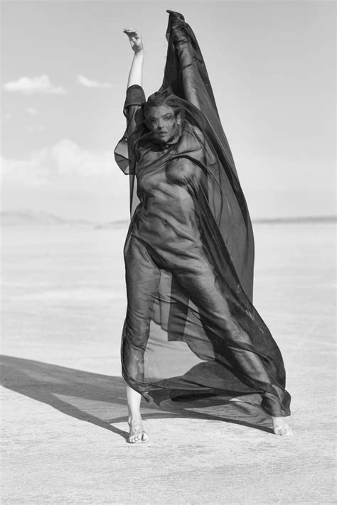 Nina Burri Nude Sexy For Kevin Thomas Desert Photoshoot 2017