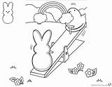 Peeps Coloring Pages Seesaw Playing Printable Color Saw Getcolorings Kids Print sketch template