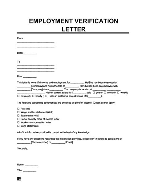 letter  employment  proof  employment letters