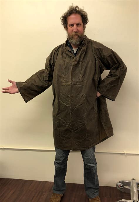oilskin watchcoat waterproof historically accurate coat