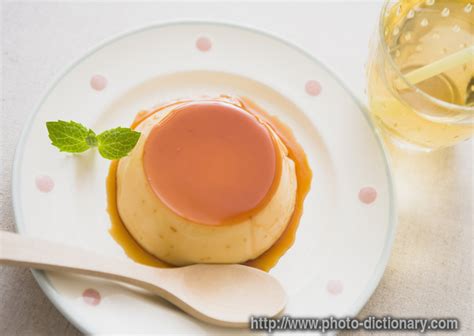 pudding photopicture definition  photo dictionary pudding word