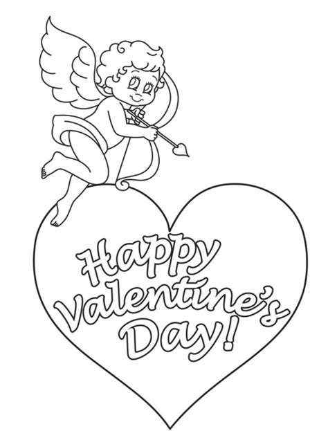 list  cupid coloring pages