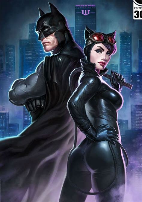 Batman And Catwoman By Alexandr Pascenko Batman And Catwoman Batman