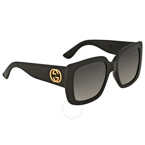 gucci grey gradient square sunglasses gg0141s 001 53 889652077956