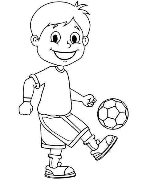 soccer player coloring page  kids topcoloringpagesnet
