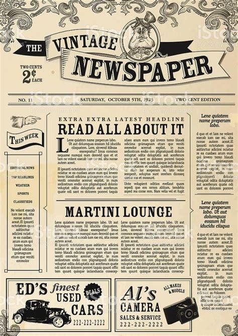 news article  newspaper layout vintage newspaper newspaper