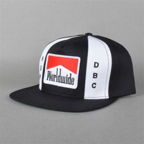 huf worldwide snpaback cap black caps  native skate store uk