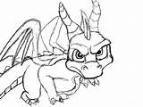 Spyro Darkstar Drw sketch template