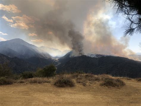 el dorado fire that s torched 11 sq miles in san bernardino county and