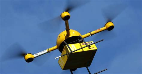 dhl leverde  pakjes af met drones  beiers dorp buitenland hlnbe