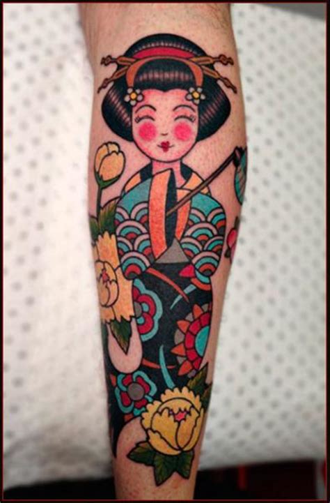 Smiling Geisha Tattoo By Chapel Tattoo Best Tattoo Ideas
