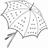 Umbrella Coloring Clipart Parasols Pages Vintage Clip Sketch Printable Domain Public Baby Parasol Olddesignshop Flower Cliparts Pretty Shower Clipground Visit sketch template