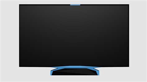 3d Flat Screen Television Turbosquid 1421511