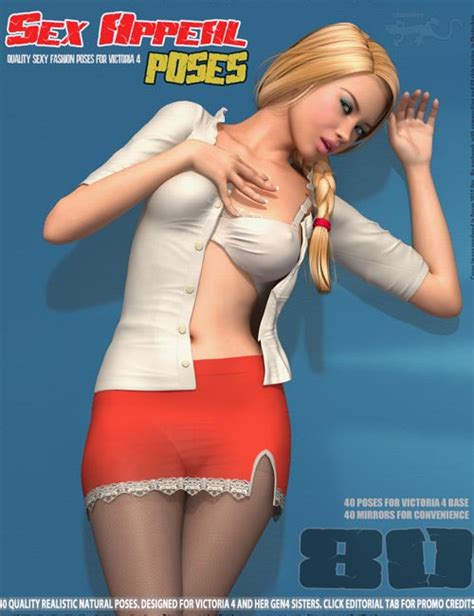 sex appeal poses for v4 daz3d and poses stuffs download