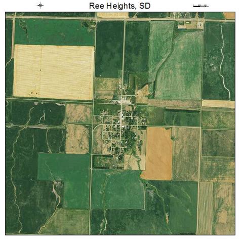 aerial photography map  ree heights sd south dakota