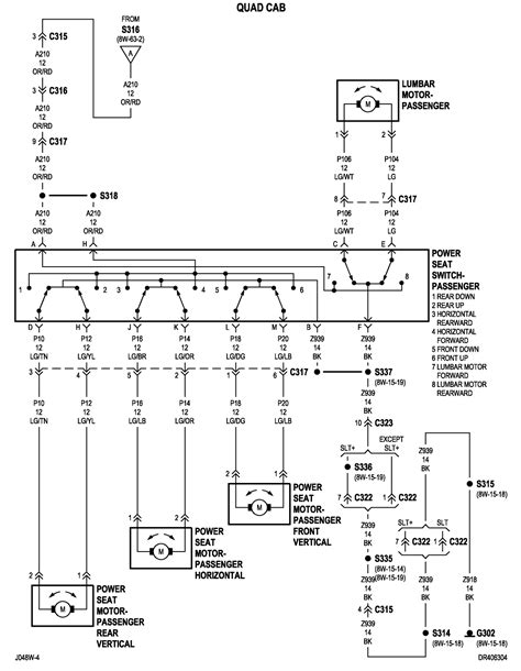 dodge ram power seat wiring diagram