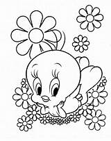 Coloring Flower Pages Daisy Scout Cute Printable sketch template