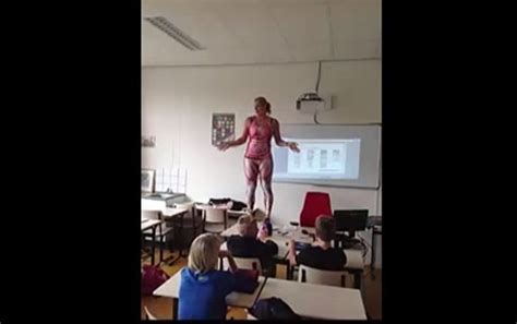 for science hot dutch teacher strips during biology class sputnik international
