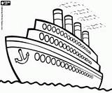 Liner Titanic Boat Barche Oncoloring Stoom Dampf Passagierschiff Vapore Transatlantico Designlooter Imbarcazioni Kleurplaten Vaartuigen Boten Wasserfahrzeuge Boote Maritimt Steamship Transatlantyk sketch template