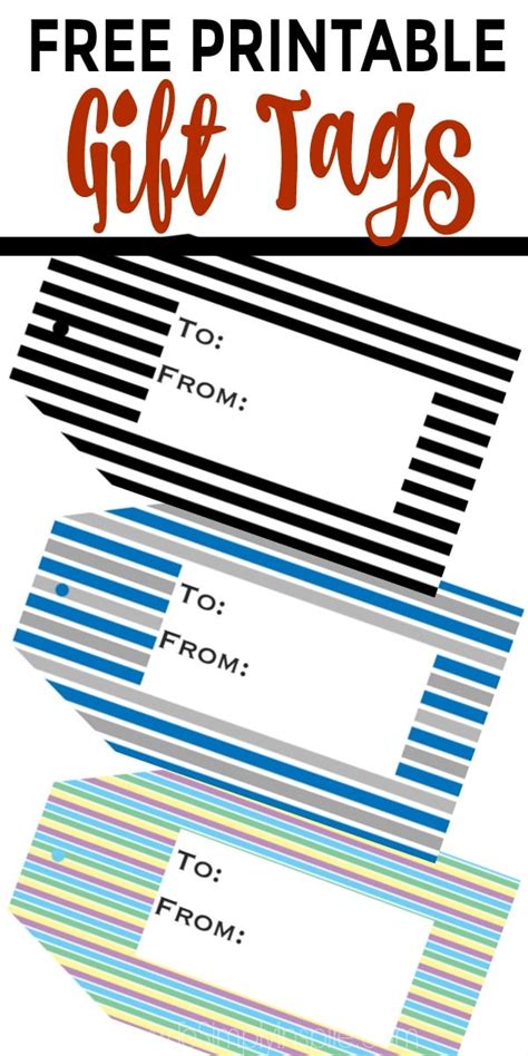 printable gift tags  simply inspire