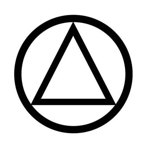 aa triangle in circle logo logodix