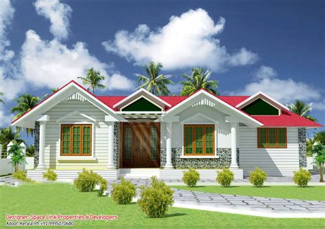 single floor house designs keralahouseplanner
