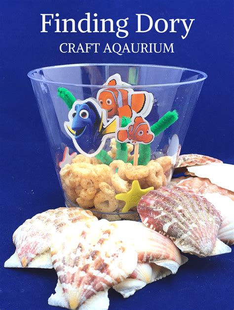 diy finding dory craft aquarium  kids finding nemo craft