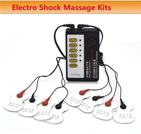 Electro Shock Kit Electrical Shock Massager Therapy Massager Pad For