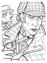 Sherlock Coloriages sketch template