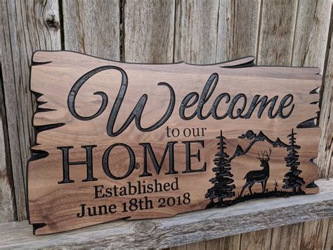custom outdoor wood signs personalized farmhouse decor  etsy