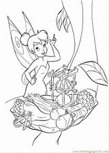 Coloring Tinkerbell Friends Pages Comments Library sketch template