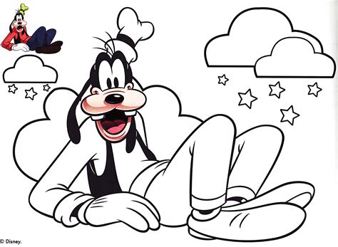 disney coloring pages goofy