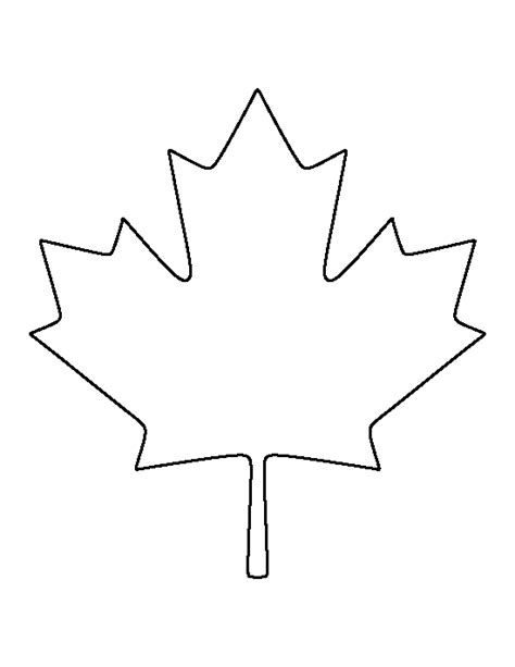 printable canadian maple leaf template leaf template maple leaf