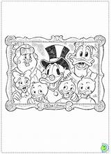 Dinokids Coloring Scrooge Close Print Pages sketch template